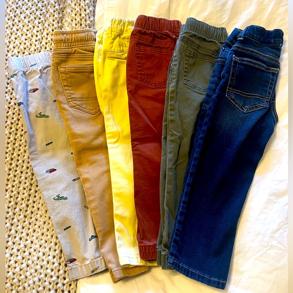 Large lot of boys 3T pants bundle